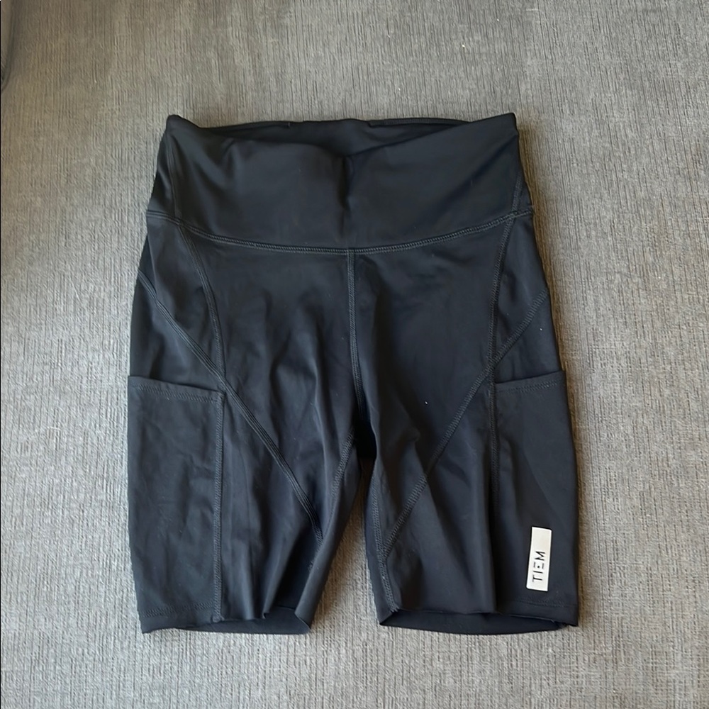 TIEM BIKER SHORT Women's Black biker short Shorts